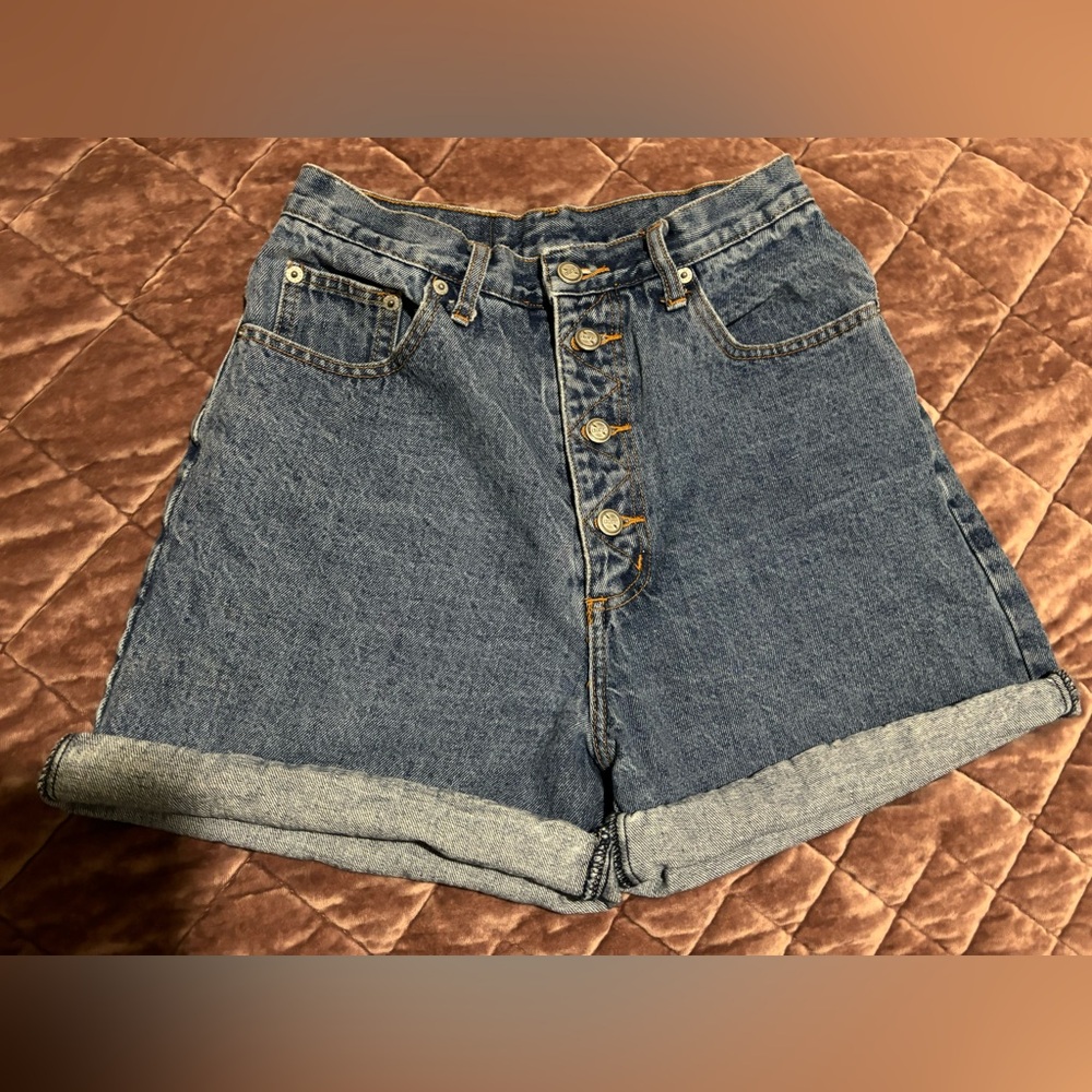 vintage FEMME FATALE blue jean shorts